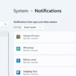 Tắt thông báo Google Chrome trên Windows 11