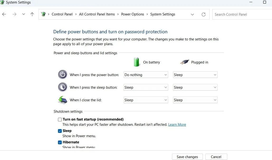 Tắt tính năng Khởi động Nhanh trên Windows để khắc phục lỗi Bluetooth