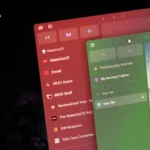 Thanh tab dọc đang mở trong trình duyệt Arc và Zen, minh họa khó khăn khi làm việc trên nhiều màn hình.