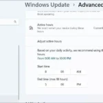 Thiết lập giờ hoạt động trên Windows bằng tay qua ứng dụng Cài đặt