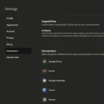 Thiết lập trình kết nối Claude AI hiển thị các ứng dụng đã được tích hợp, tối ưu hóa năng suất làm việc.