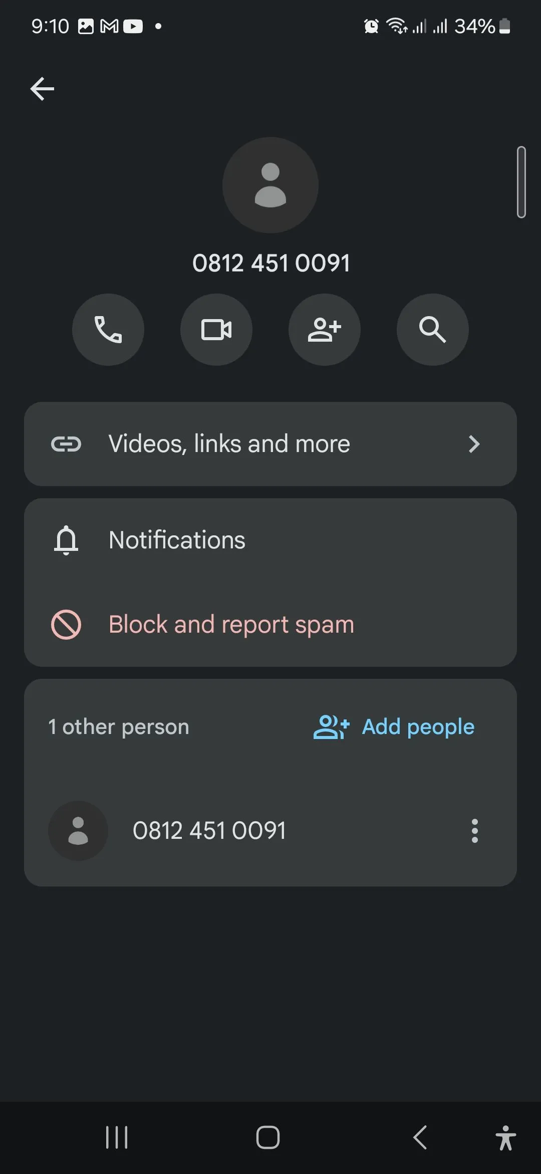 Thông tin chi tiết người gửi tin nhắn đáng ngờ trên điện thoại Android, cảnh báo lừa đảo