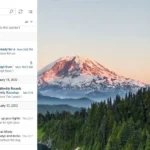 Thư mục thư rác trong ứng dụng Mail và Lịch Windows cũ