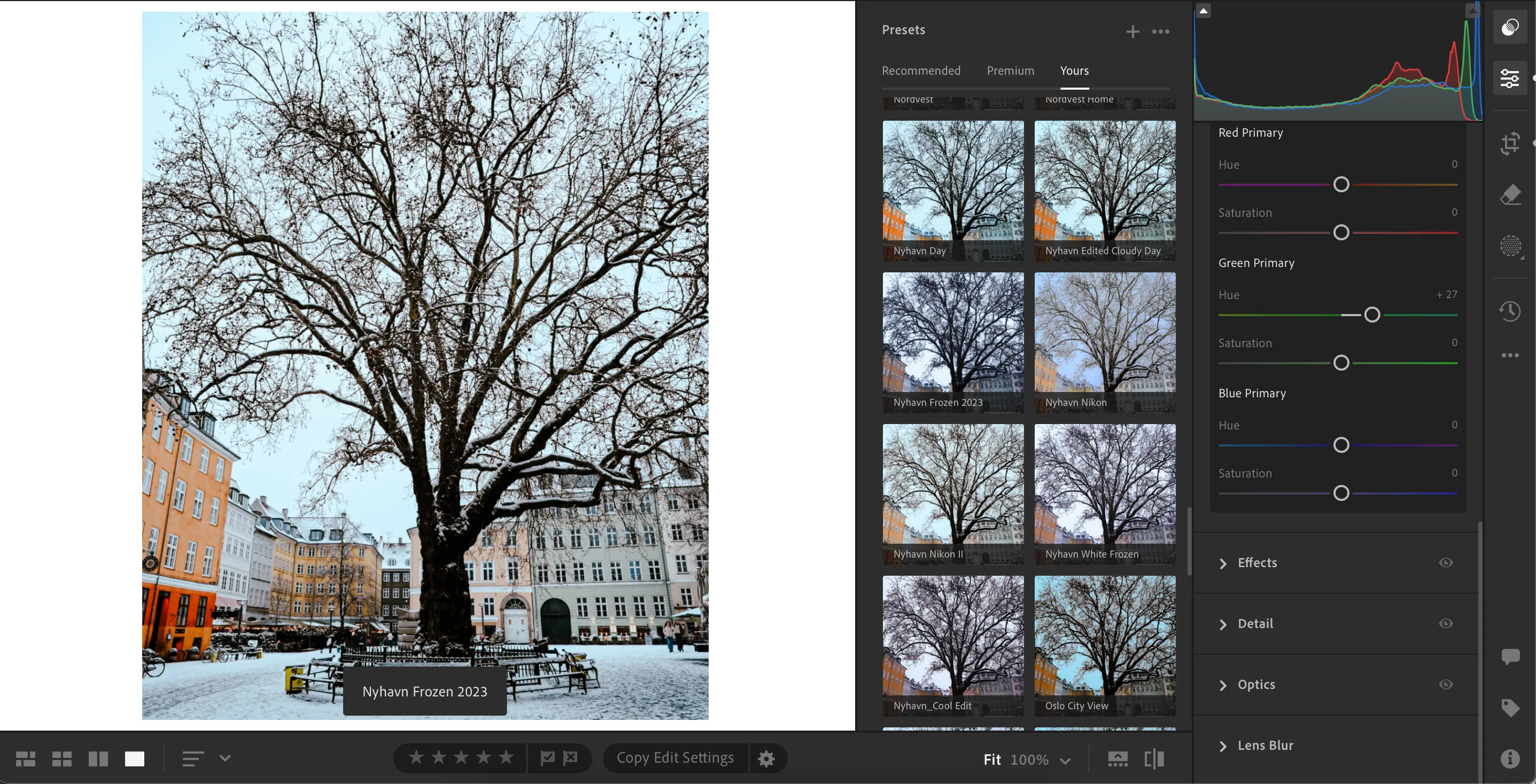 Thư viện các bộ presets chỉnh sửa ảnh đa dạng trong Adobe Lightroom