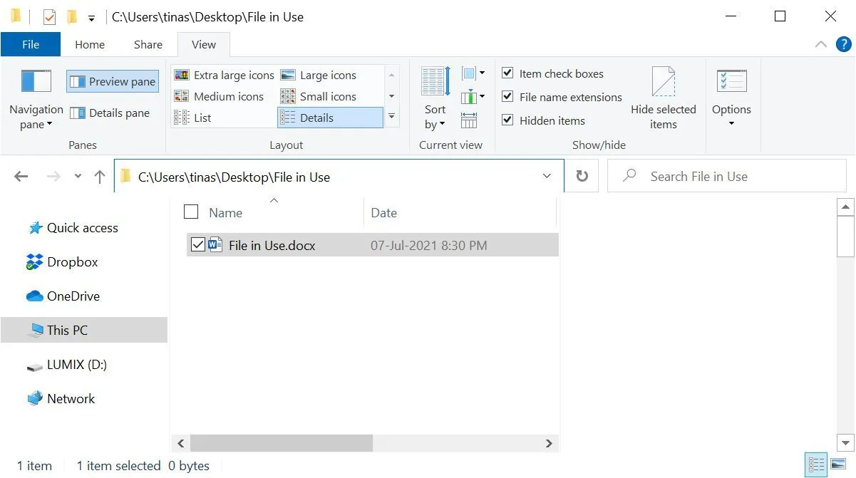 Tìm đường dẫn file (file path) trong thanh địa chỉ của Windows File Explorer để sử dụng với Command Prompt.