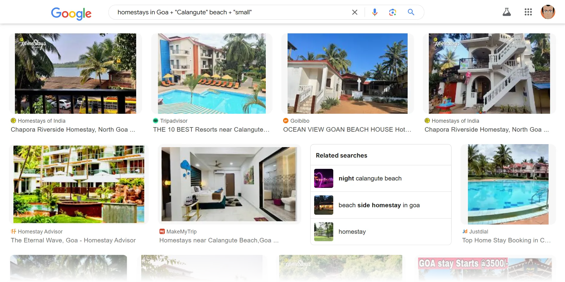 Tìm kiếm các lựa chọn lưu trú thay thế Airbnb bằng Google Hình ảnh