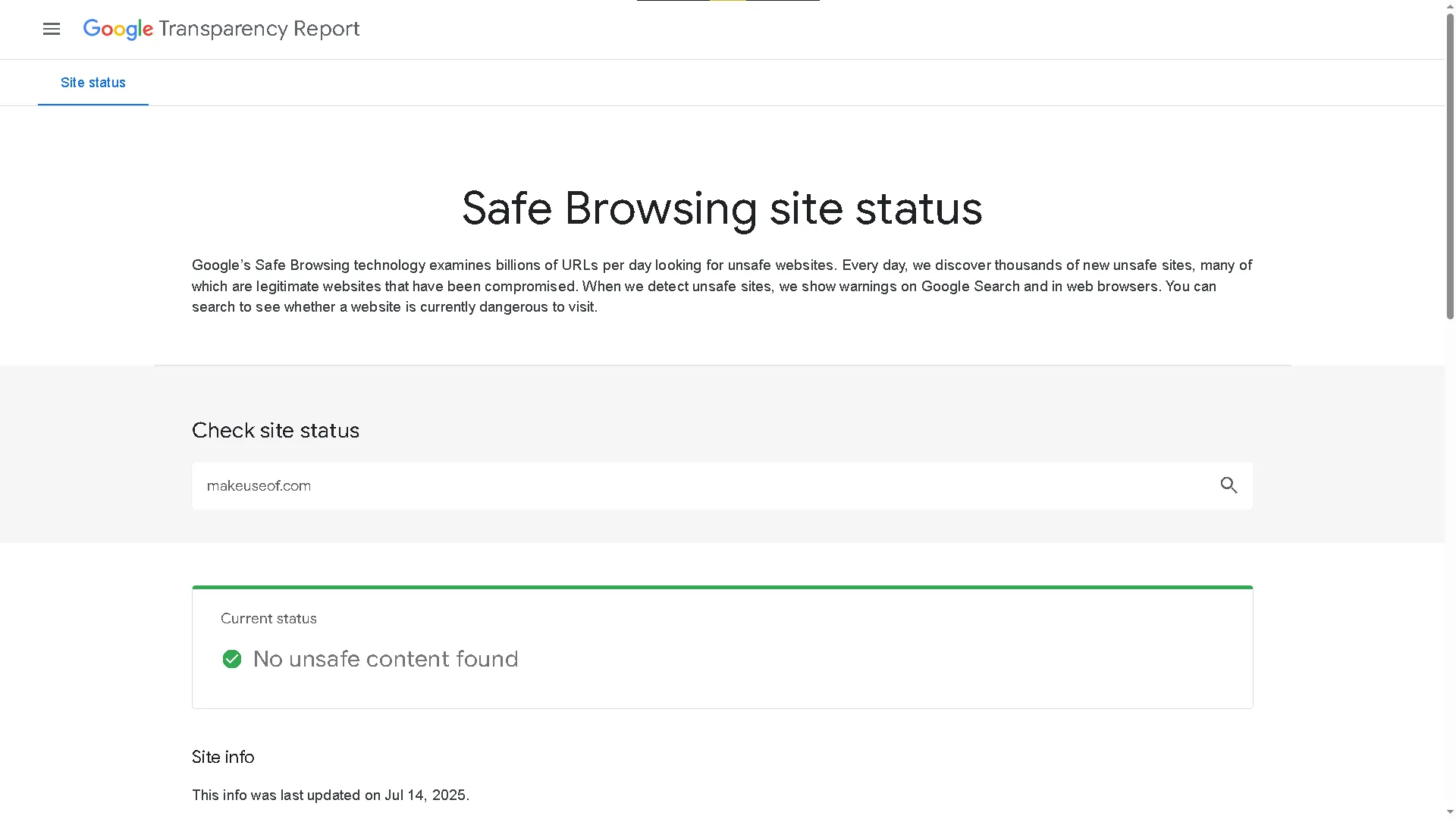 Tìm kiếm nội dung không an toàn bằng tính năng Duyệt web an toàn của Google
