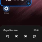 Tính năng phóng đại màn hình trên điện thoại Android giúp đọc rõ văn bản nhỏ hơn