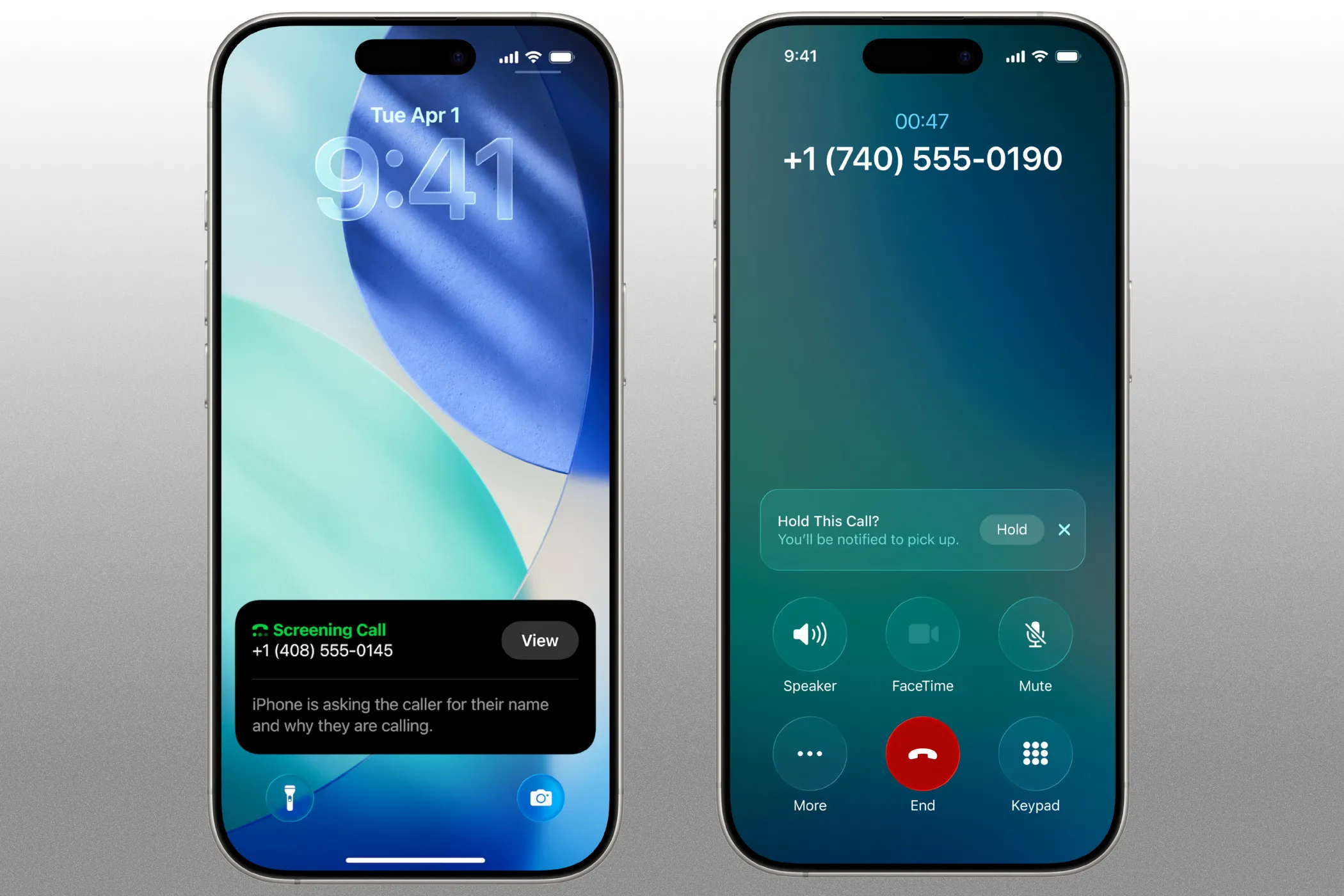 Tính năng sàng lọc cuộc gọi và hỗ trợ giữ máy trên iPhone iOS 26