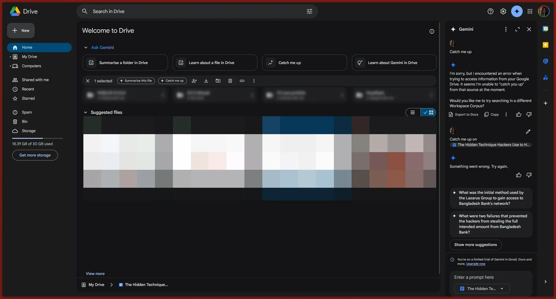 Tóm tắt thay đổi file Google Drive với AI Gemini