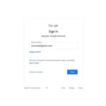 Trang đăng nhập tài khoản Google hiển thị tùy chọn "Đăng nhập bằng Google"