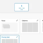 Trình chỉnh sửa bố cục FancyZones trong PowerToys trên Windows hiển thị các mẫu khác nhau và tùy chọn tạo bố cục mới.