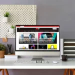 Trình duyệt Vivaldi phiên bản 7 hiển thị trên màn hình máy tính trong không gian văn phòng hiện đại, minh họa giao diện trực quan và hiệu quả của Vivaldi.