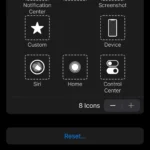 Tùy chỉnh menu AssistiveTouch trên iPhone để thêm tùy chọn chụp màn hình