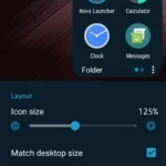 Tùy chỉnh thư mục và biểu tượng ứng dụng với Nova Launcher trên màn hình chính Android