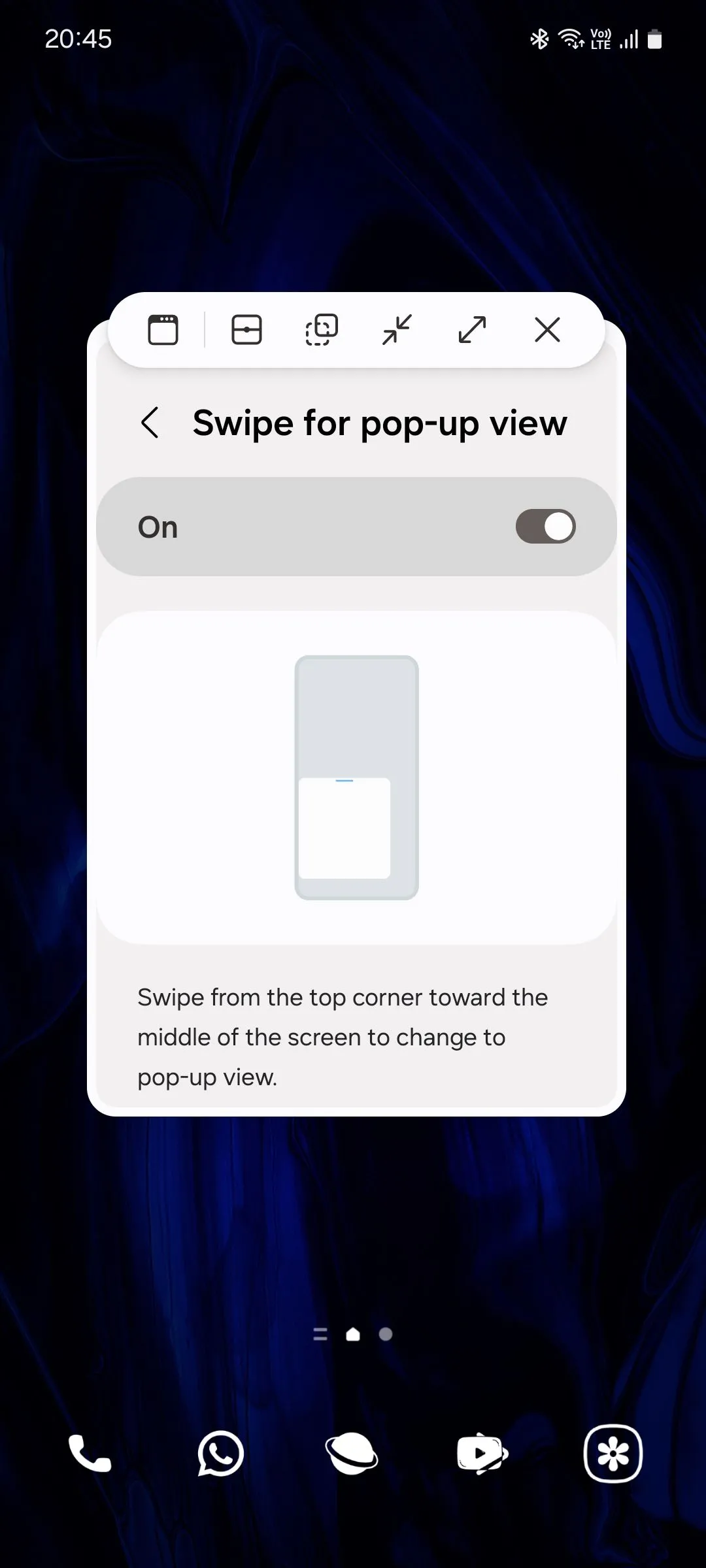 Tùy chọn cửa sổ bật lên (pop-up) trên Samsung giúp đa nhiệm linh hoạt