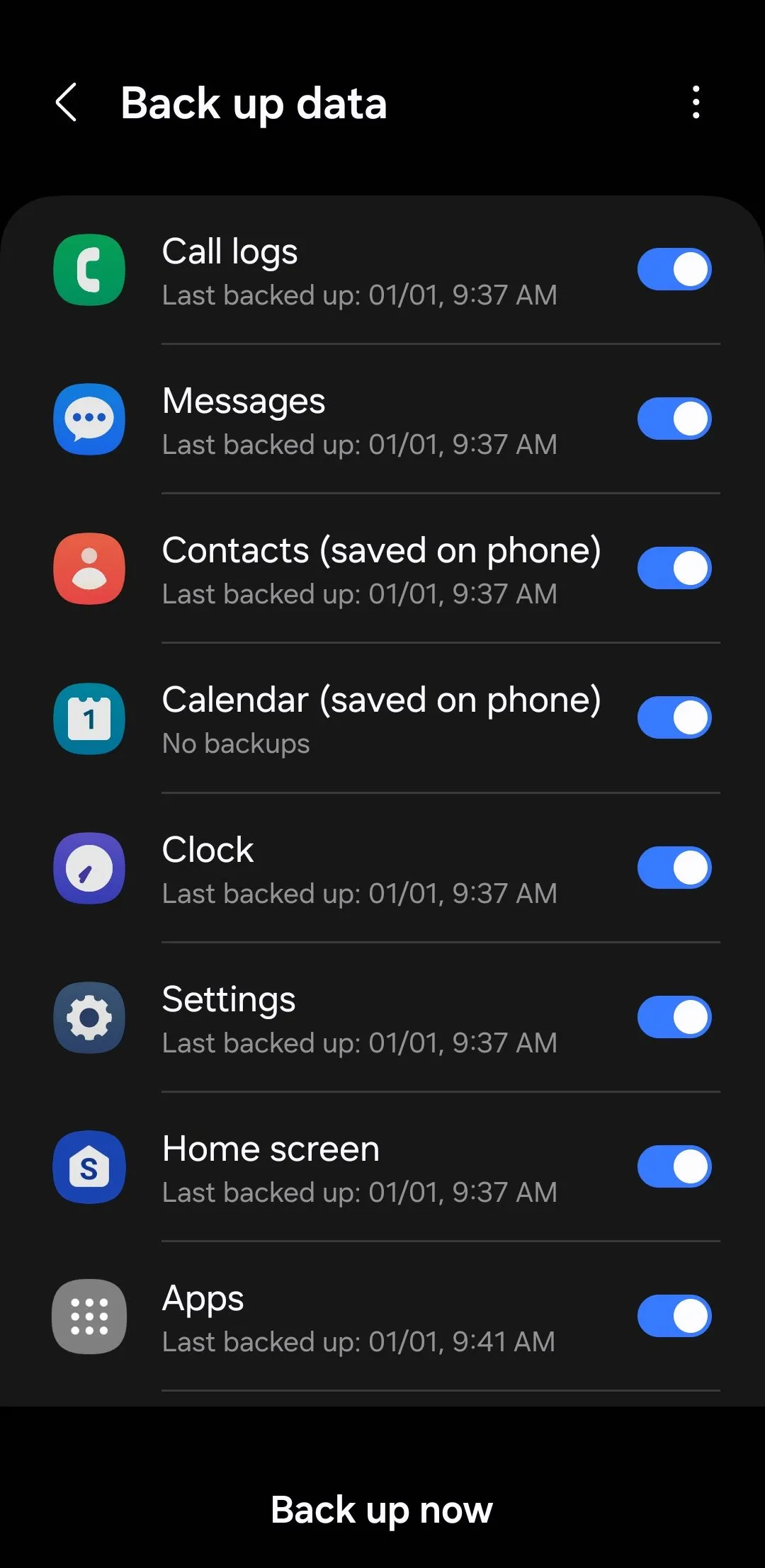 Tùy chọn sao lưu dữ liệu trên điện thoại Android giúp bảo toàn thông tin quan trọng