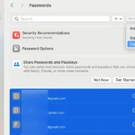 Tùy chọn xuất tất cả mật khẩu đã lưu từ iPhone sang file CSV trên máy Mac