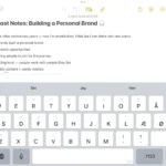 Ứng dụng Apple Notes đang được sử dụng để ghi chú trên iPhone