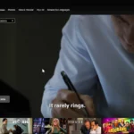 Ứng dụng Netflix trên Windows 11 với giao diện chính