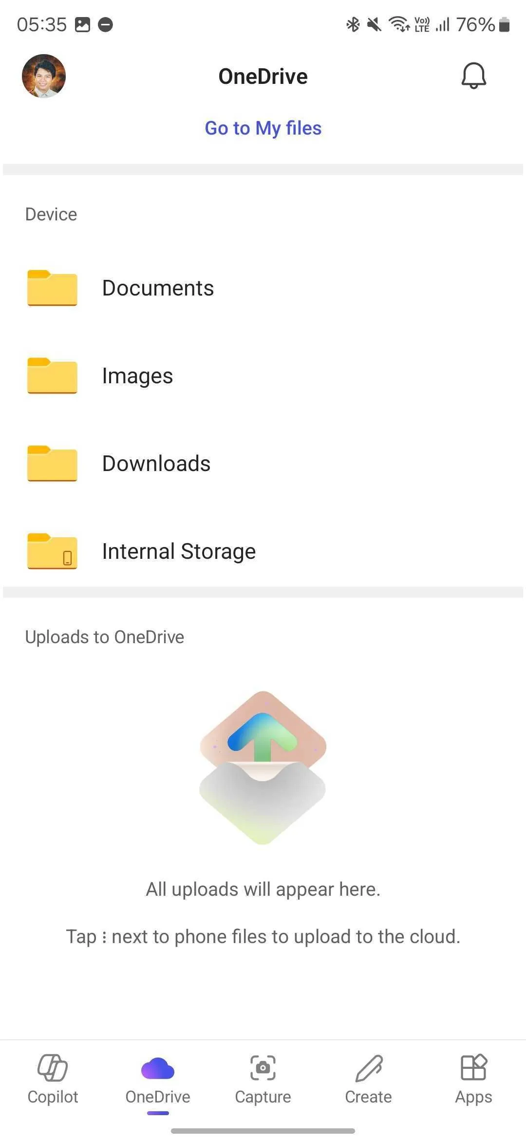 xem các tệp OneDrive trong ứng dụng M365 Copilot
