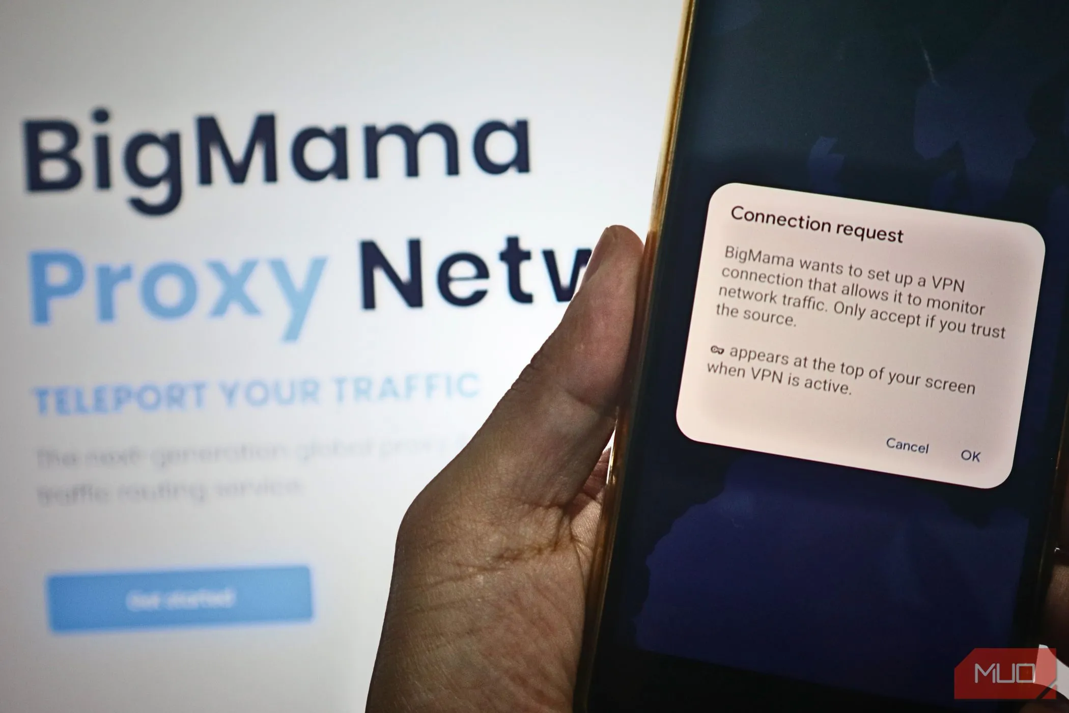 Yêu cầu kết nối VPN miễn phí BigMama
